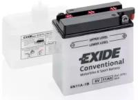 Exide 6n11a-1b_аккумуляторная Батарея! 11ah 95a 120/60/130 Moto Сухозар. С Упаков. Электролита EXIDE арт. 6N11A1B