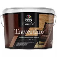 Декоративное покрытие Dufa Creative Travertino, белый, 15 кг