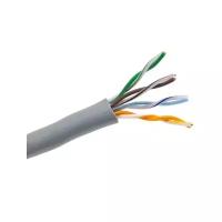 Сетевой кабель Rexant U/UTP cat.5e 24AWG PVC 4PR 50m Grey 01-0043-50