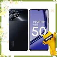 Смартфон realme Note 50 4/128 ГБ RMX3834, Полуночный черный