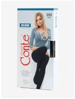 Колготки Conte elegant Velour, 100 den, размер 4, черный