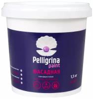 Краска акриловая Pelligrina Paint фасадная матовая белый 1.5 кг