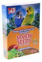 Корм Seven Seeds для волнистых попугаев, с фруктами, 500 г 1078693