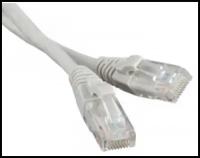 Кабель PATCH CAT5E UTP 3M GREY AT4718 ATCOM