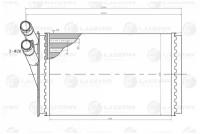 Радиатор отоп vw passat b5 96 lrh 181dp - Luzar арт. LRh 181DP - Luzar арт. LRh 181DP