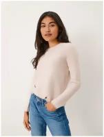 Пуловер женский, Q/S designed by s.Oliver, артикул: 510.10.110.17.170.2105861, цвет: светло-розовый (код цвета: 40W0), размер: XXL