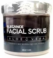 Elegance Facial Scrub Aloe Vera Renovating - Скраб для лица Алое вера Восстанавливающий 500 мл