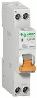 Дифф. автомат АД63К 2Р 25А 30мА 4,5кА С эл. 18 мм Домовой Schneider Electric