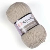 Пряжа YarnArt Merino de Luxe 50 (Ярнарт Мерино де Люкс) 100г, 280м, 50% шерсть 50% акрил, цвет 033 холодный бежевый, 1 шт