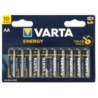 Батарейка VARTA ENERGY AA, в упаковке: 10 шт