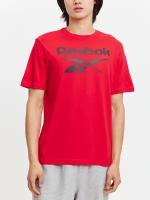 Футболка Reebok для мужчин, Размер:S, Цвет:красный, Модель:REEBOK IDENTITY BIG LOGO TEE