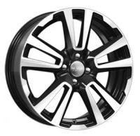 Диск КиК КС874 6.5x17 4*100 ET 43 dia 60.1 Black