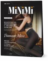 Колготки MiNiMi Diamante Micro, 100 den, размер 2, черный