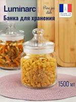 Банка для продуктов БИГ клаб с крышкой 1.5л, LUMINARC