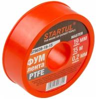 Фум-лента PTFE 19ммх15м STARTUL MASTER (ST9038-19-15) (толщина 0,2мм)