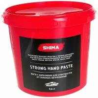 Паста для очистки рук от сильных загрязнений c абразивом SHIMA DETAILER STRONG HAND PASTE 5,6 л 4603740920452