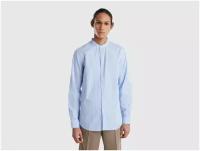 Рубашка slim fit с воротником стойкой United Colors of Benetton для мужчин 23P-5DU6UQ002-101-S