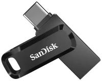 Флеш-накопитель USB 3.1 64GB SanDisk Ultra Dual Drive USB Type-C, чёрный