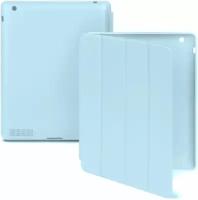 Чехол-книжка для iPad 2 / iPad 3 / iPad 4 Smart Сase, голубой лед