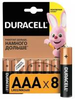 Батарейки DURACELL BASIC ААA/LR03-8BL