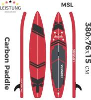 Туринговый сапборд LEISTUNG VERADO MSL Fusion 12.6 / Доска SUP board Touring / Сап боард