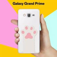 Силиконовый чехол на Samsung Galaxy Grand Prime Лапа / для Самсунг Галакси Гранд Прайм