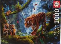 Пазл Educa Тигры на дереве (17662), 1000 дет
