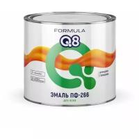 Эмаль алкидная (А) Formula Q8 ПФ-266 желто-коричневая 0.9 кг