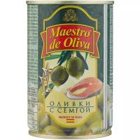 Оливки Maestro de Oliva с семгой 300 г