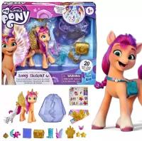 Фигурка Hasbro My Little Pony Игрушка My Little Pony Алмазные приключения Санни Старскаут, высота набора 18 см