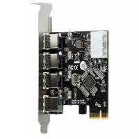 Контроллер USB3.0 Orient VA-3U4PE PCI-Express на 4 USB Af внешних VL805