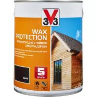 V33 антисептик Wax Protection, 2.7 кг, 2.5 л, венге