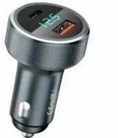 АЗУ-1USB + 1USB-C Remax RCC-215 58.5w серебро