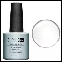 CND Brisa Paint Pure White 12 ml Гель французский маникюр