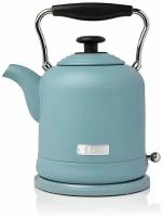 Чайник Haden CE24, голубой (Haden Highclere Cordless Kettle - Traditional Electric Fast Boil Kettle, 3000W, 1.5 Litre, Blue - CE24)