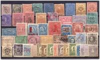 Почтовые марки Колумбии. 1870-1915 годы. Разное. Интересная подборка. Нечастые. Набор 47 марок