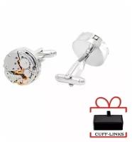 Запонки Часовой механизм CUFF-LINKS