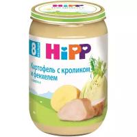 Пюре HiPP органическое Картофель с кроликом и фенхелем, с 8 месяцев, 220 г