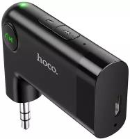Bluetooth адаптер для магнитолы Hoco E53 BT5.0/145mAh/10ч/AUX черный