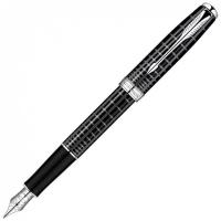 PARKER перьевая ручка Sonnet F531, F, S0912390, черный цвет чернил, 1 шт