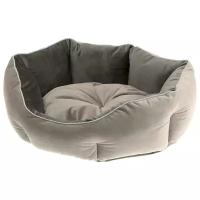 Лежак для собак и кошек Ferplast Queen 45 44х40х16 см бежевый/серый
