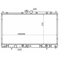 Радиатор Mitsubishi Lancer 02-10 / Lancer Cedia 00-03 Sat арт. SG-MC0001-CS-R
