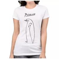 Футболка Dream Shirts Пингвин - Пикассо Женская XS Белая