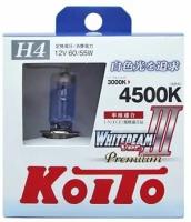 Автолампа Koito H4 WHITEBEAM III P0744W 2шт