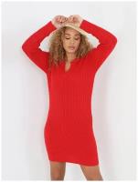 платье для женщин, Brave Soul, модель: LKD-286PLANET, цвет: красный, размер: M