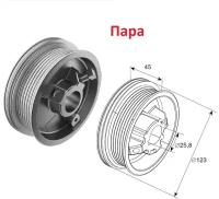 Барабан М 102, Н 2250 для стандартного подъема, DH11000 - DoorHan