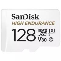 Карта памяти SanDisk microSDXC 128 ГБ Class 10, V30, UHS-I U3, R/W 100/40 МБ/с, адаптер на SD, 1 шт., белый