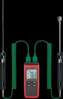 Термометр RGK CT-12 с погружным зондом температуры TR-10W и поверхностным зондом TR-10S