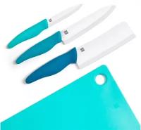 Набор керам. ножей с разд. доской HuoHou Hot Ceramic Knife + Chopping Board Set (HU0020)