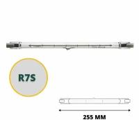 Лампа КГ 1500Вт R7s 255 мм 220В галогенная Лисма